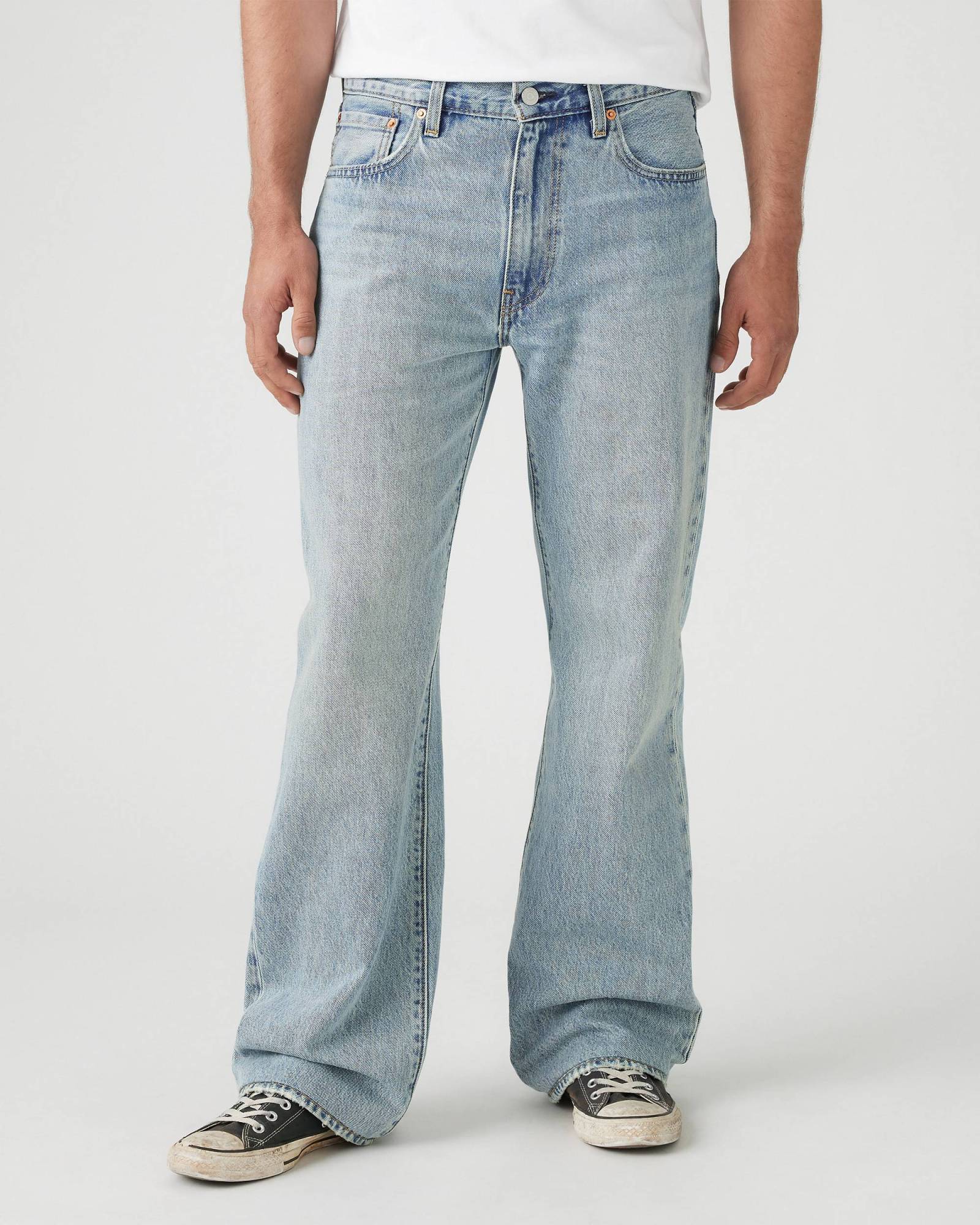 Levi's Loose Flared Jeans In Gray