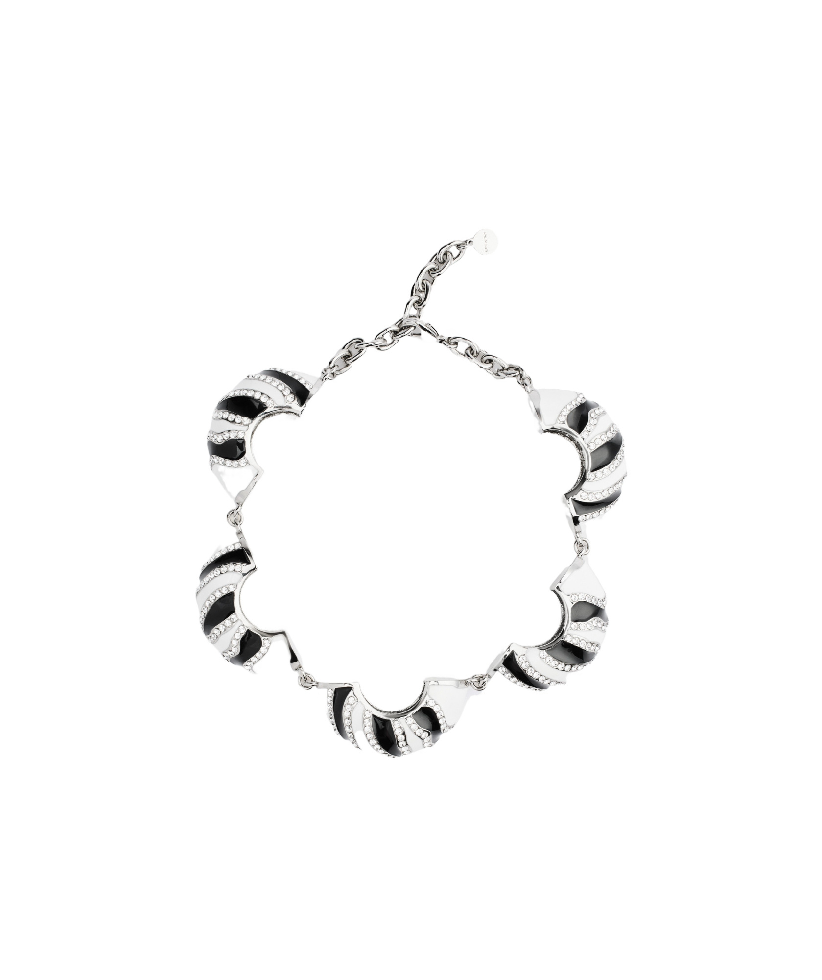 Jacquemus The Zebra Necklace In Metallic