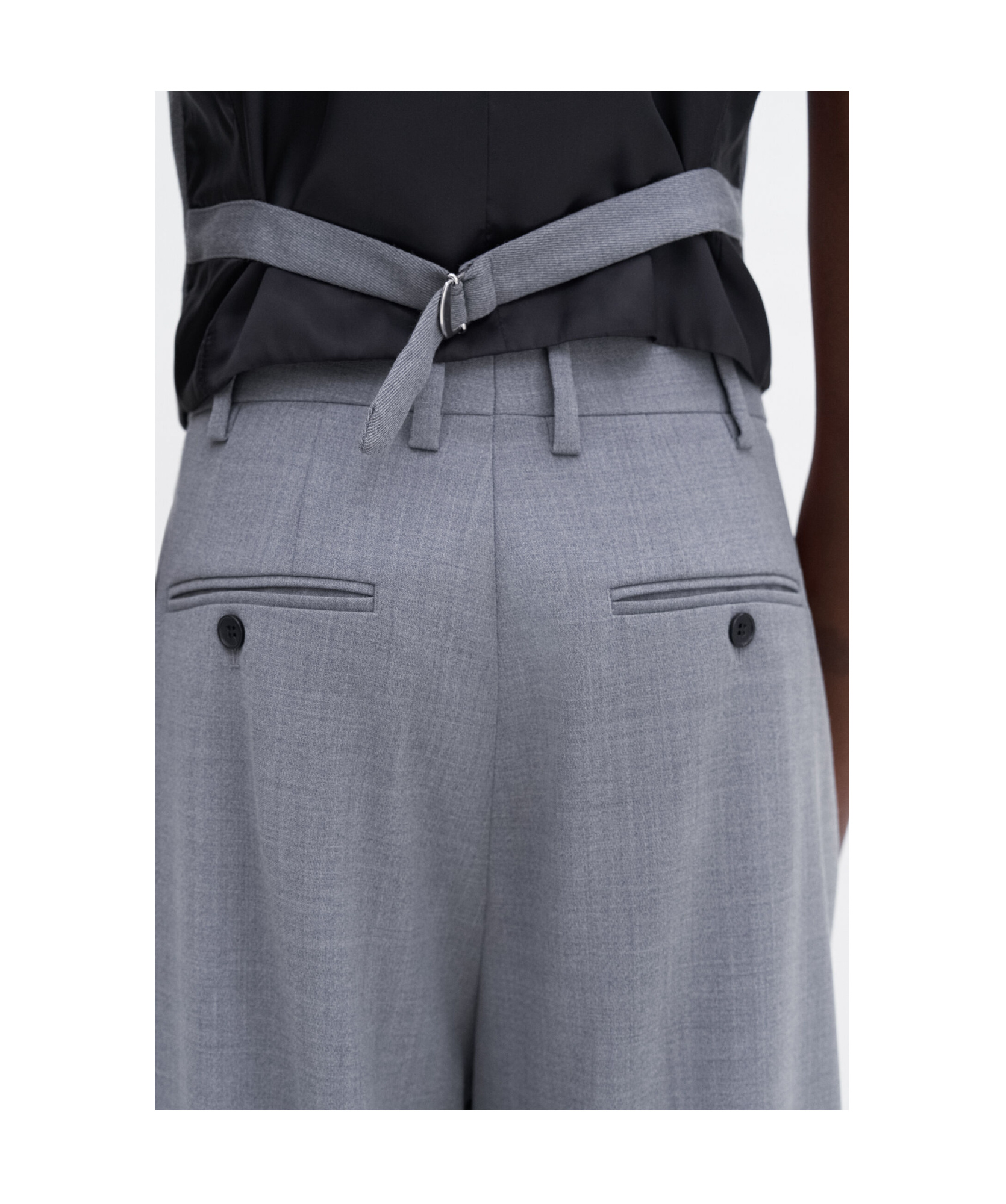 Filippa K Darcey Wide-leg Trousers In Gray