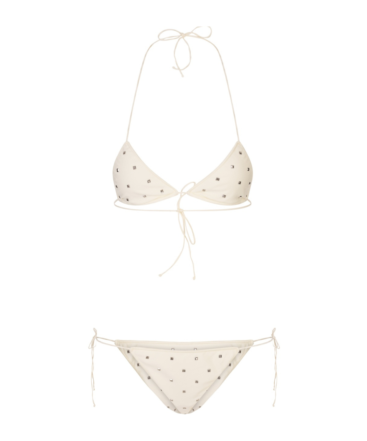 Oseree Two-piece Bikini Swimsuit In White