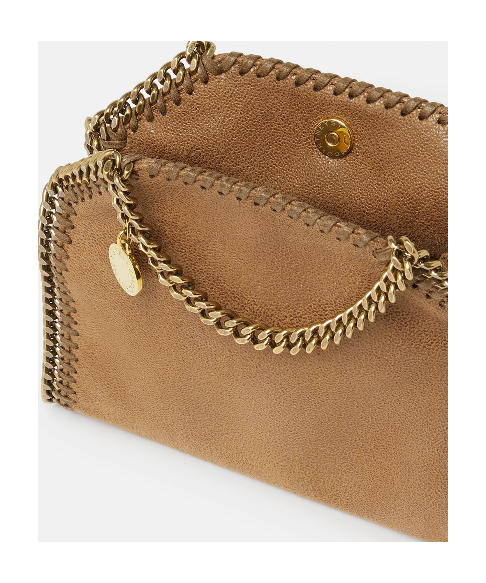 Stella Mccartney Falabella Tiny Mini Bag In Brown
