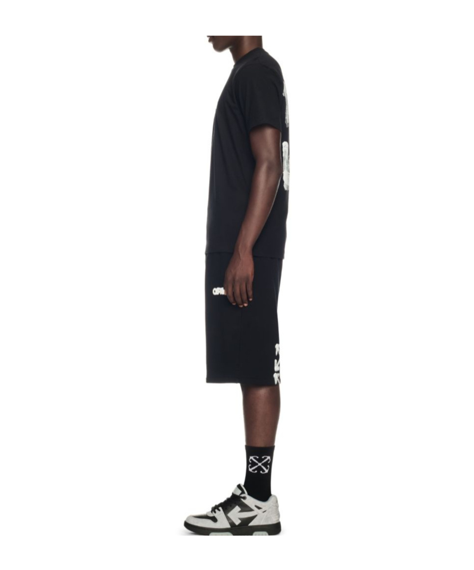 Shop Off-white Spray Arrow T-shirt In Black