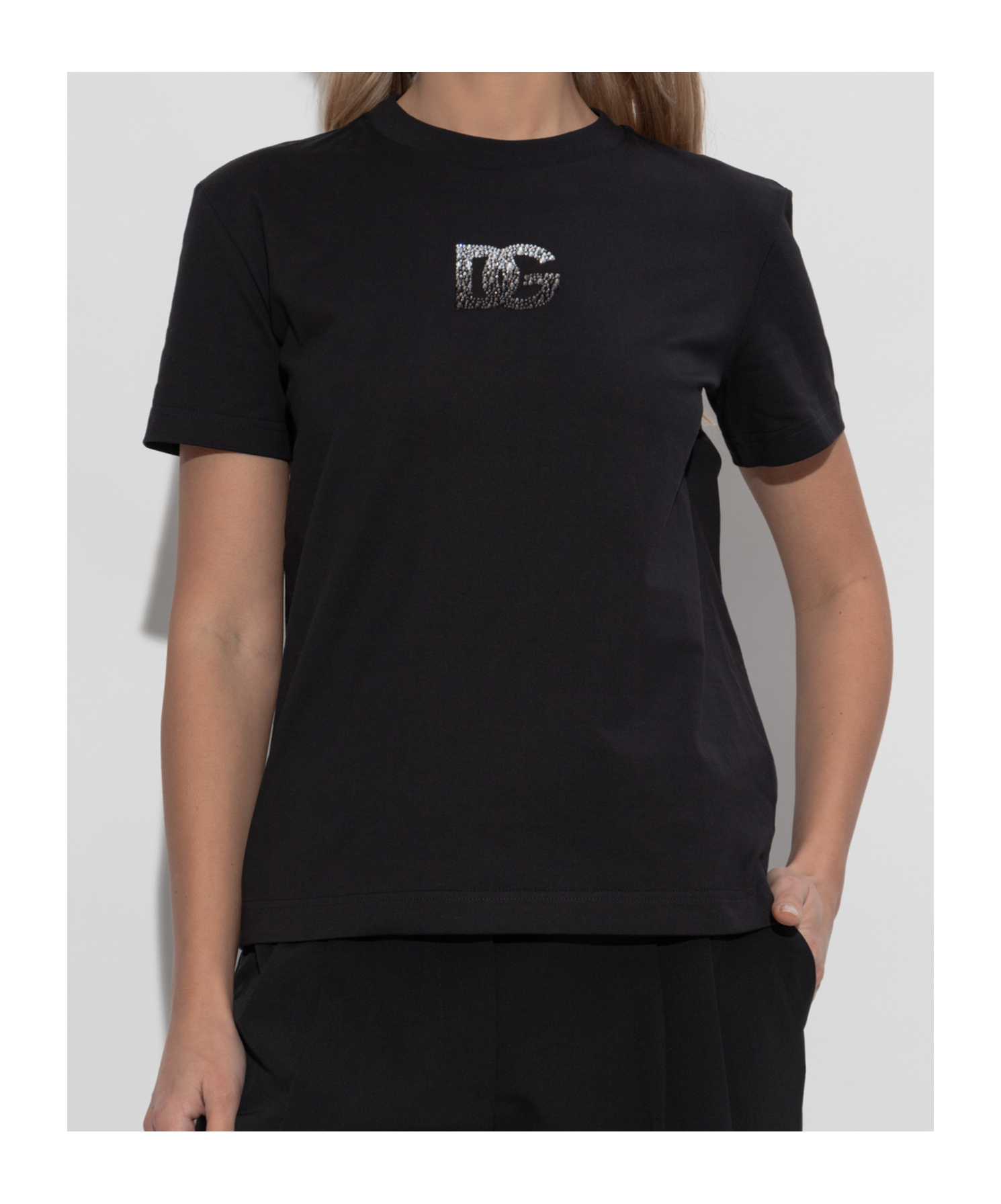 Dolce & Gabbana Short-sleeved T-shirt In Black