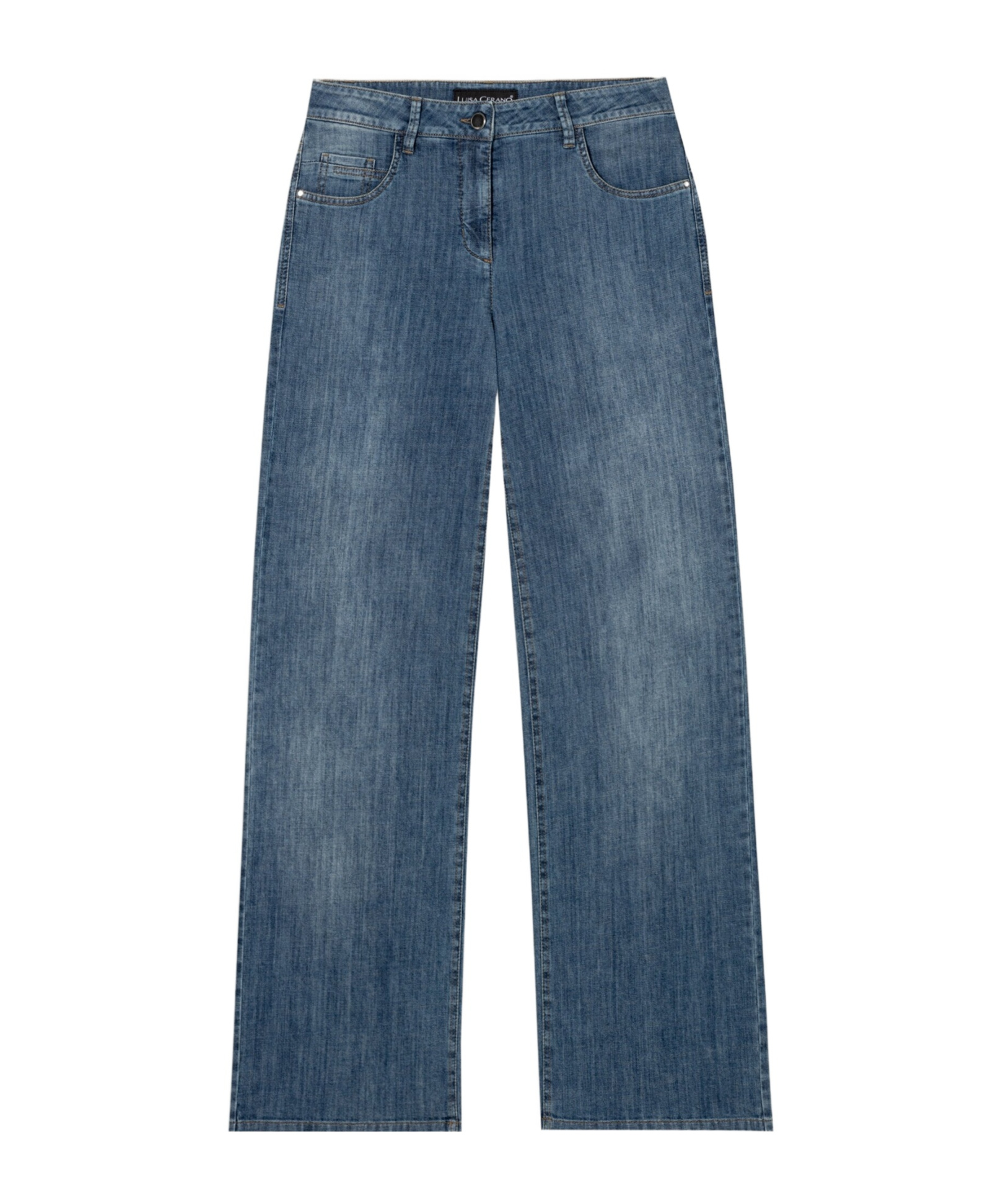 LUISA CERANO BELT-LOOP JEANS