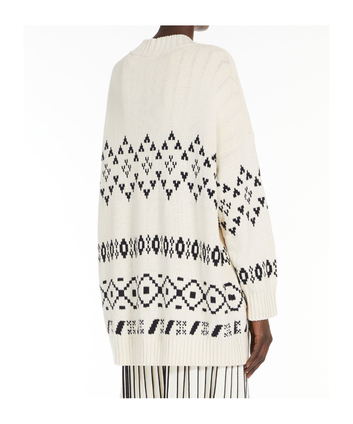 Weekend Max Mara V-neck Cardigan In White