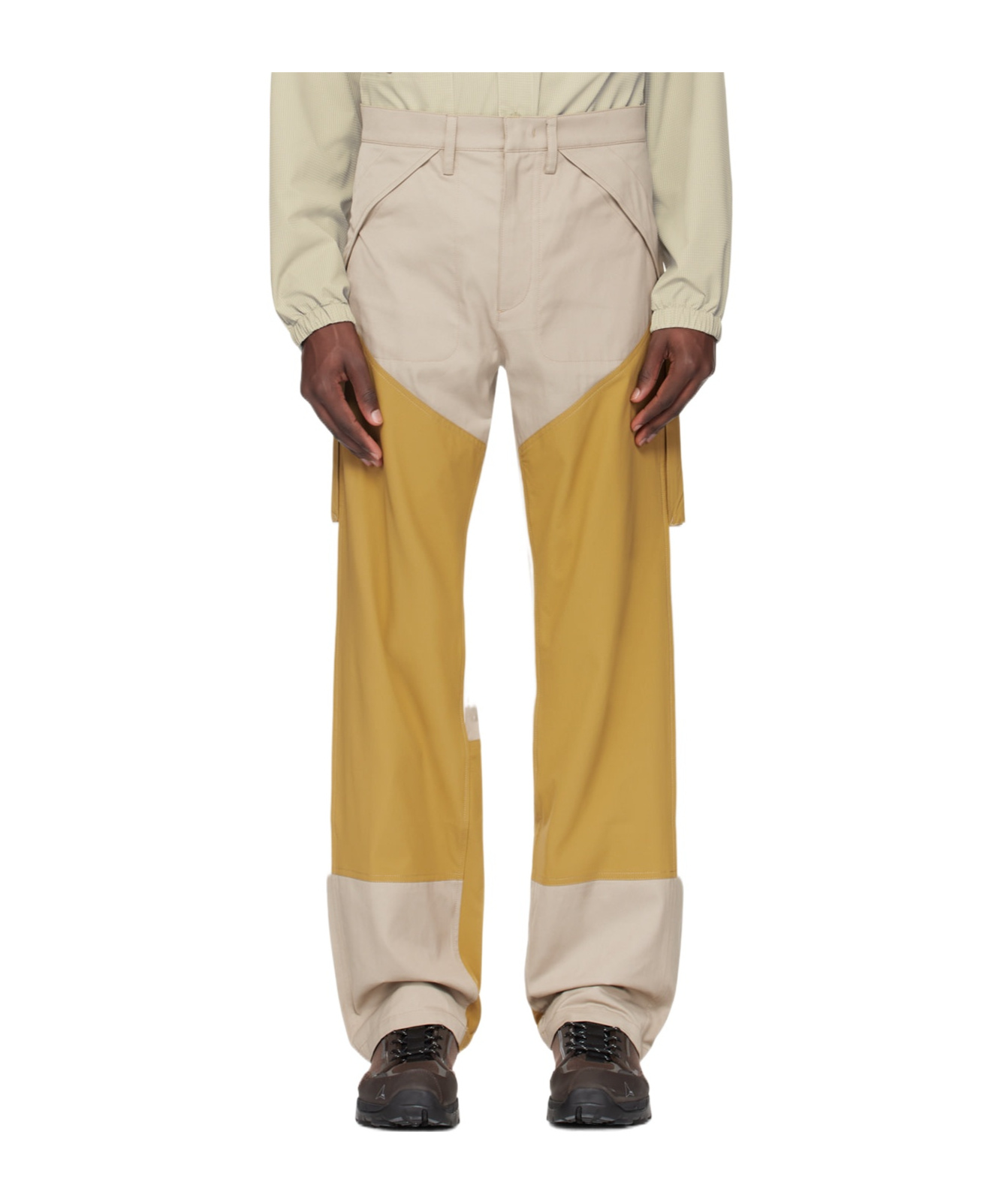 Roa Cargo Trousers Bog Antique Bronze In Nude