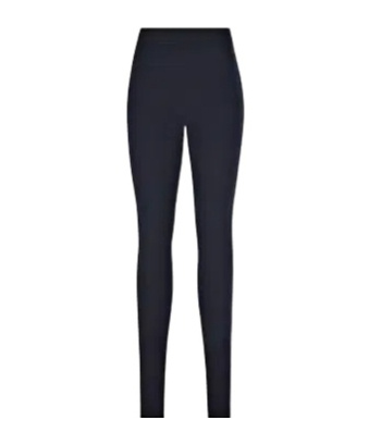 Loro Piana Alpe Otro Ribbed Leggigs In Black