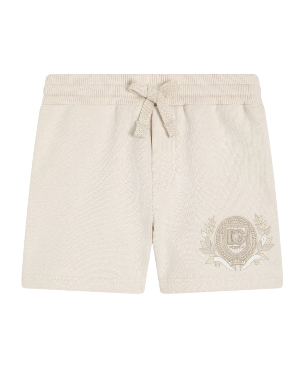 Dolce & Gabbana Elastic Waist Shorts In White
