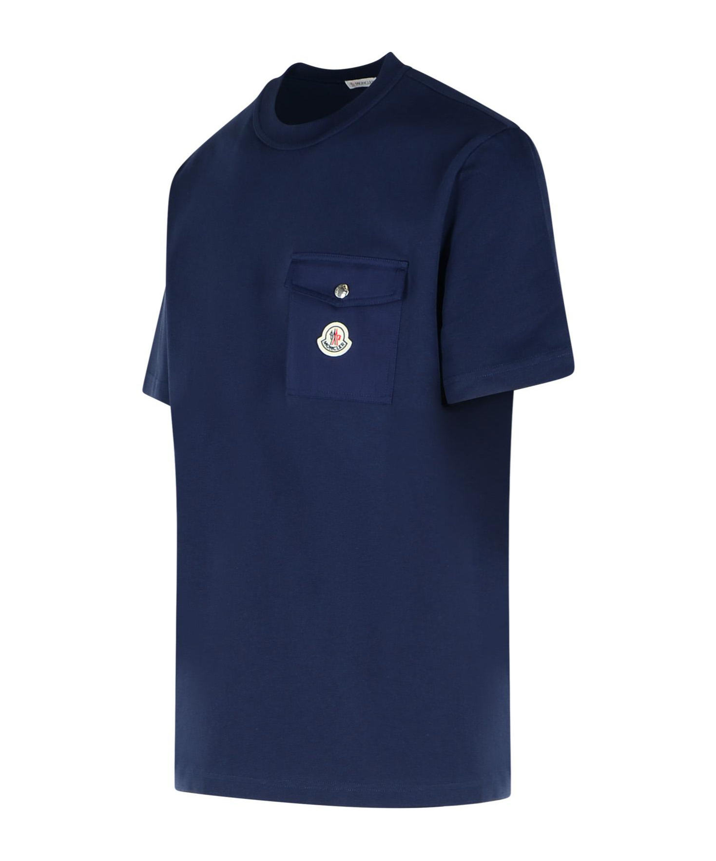 Moncler Short-sleeved T-shirt In Blue
