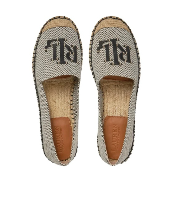 Polo Ralph Lauren Cameryn Iii Canvas Espadrilles In Gray