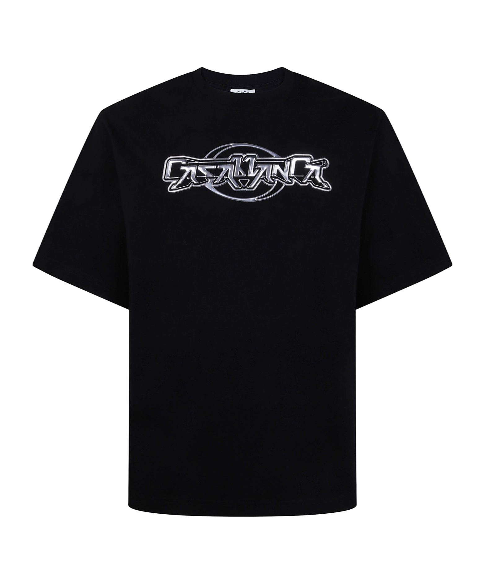 Casablanca 3d Graphic Print Oversized Short Sleeve T-shirt In Black