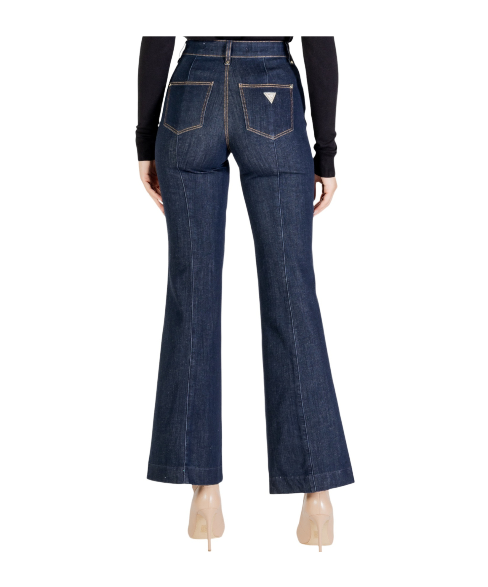 Guess Belt Loop Jeans In Blue