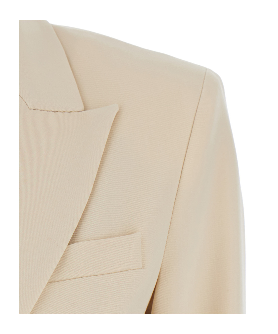 Shop Federica Tosi Long-sleeved Suit Coat In Nude