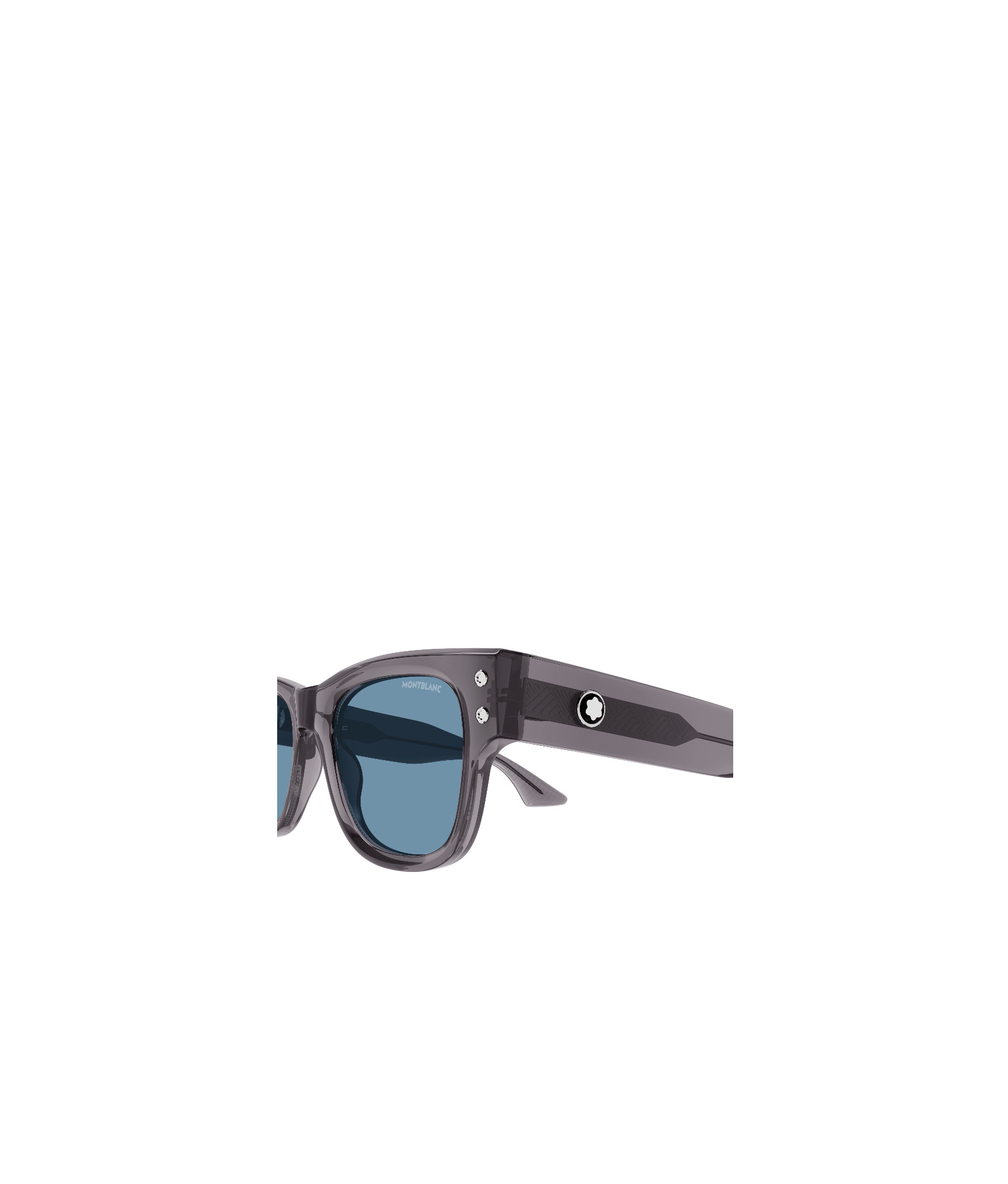 Montblanc Full Frame Sunglasses In Gray
