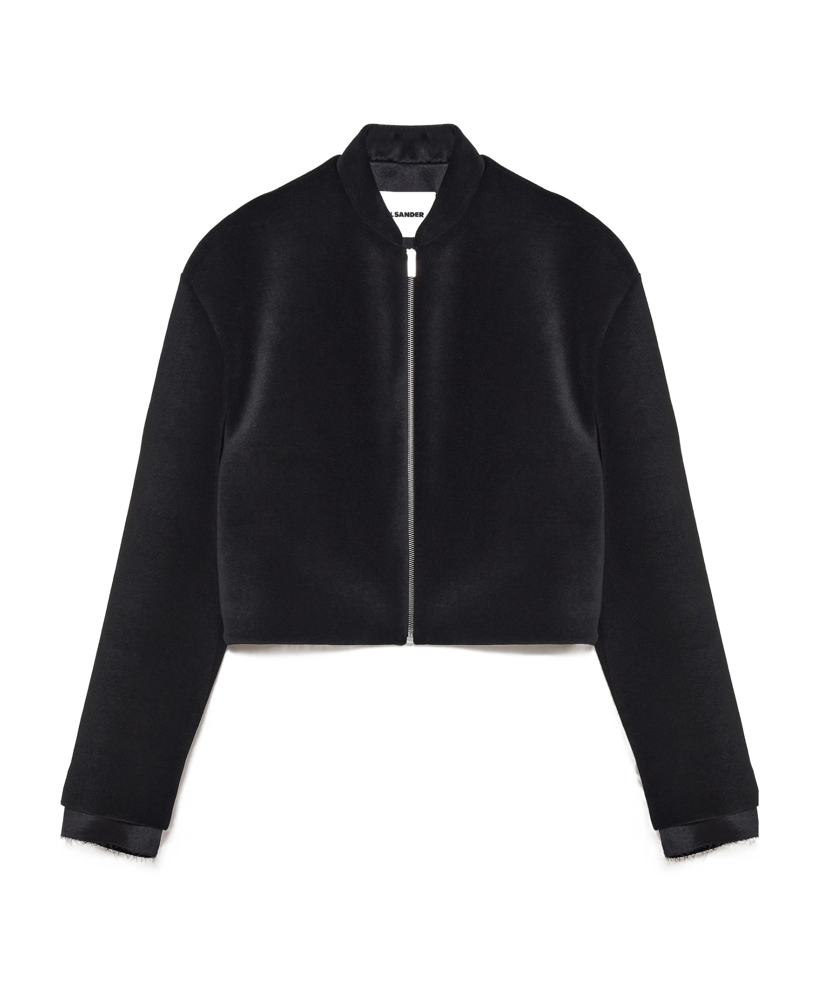 Jil Sander Long-sleeved Jacket In Black
