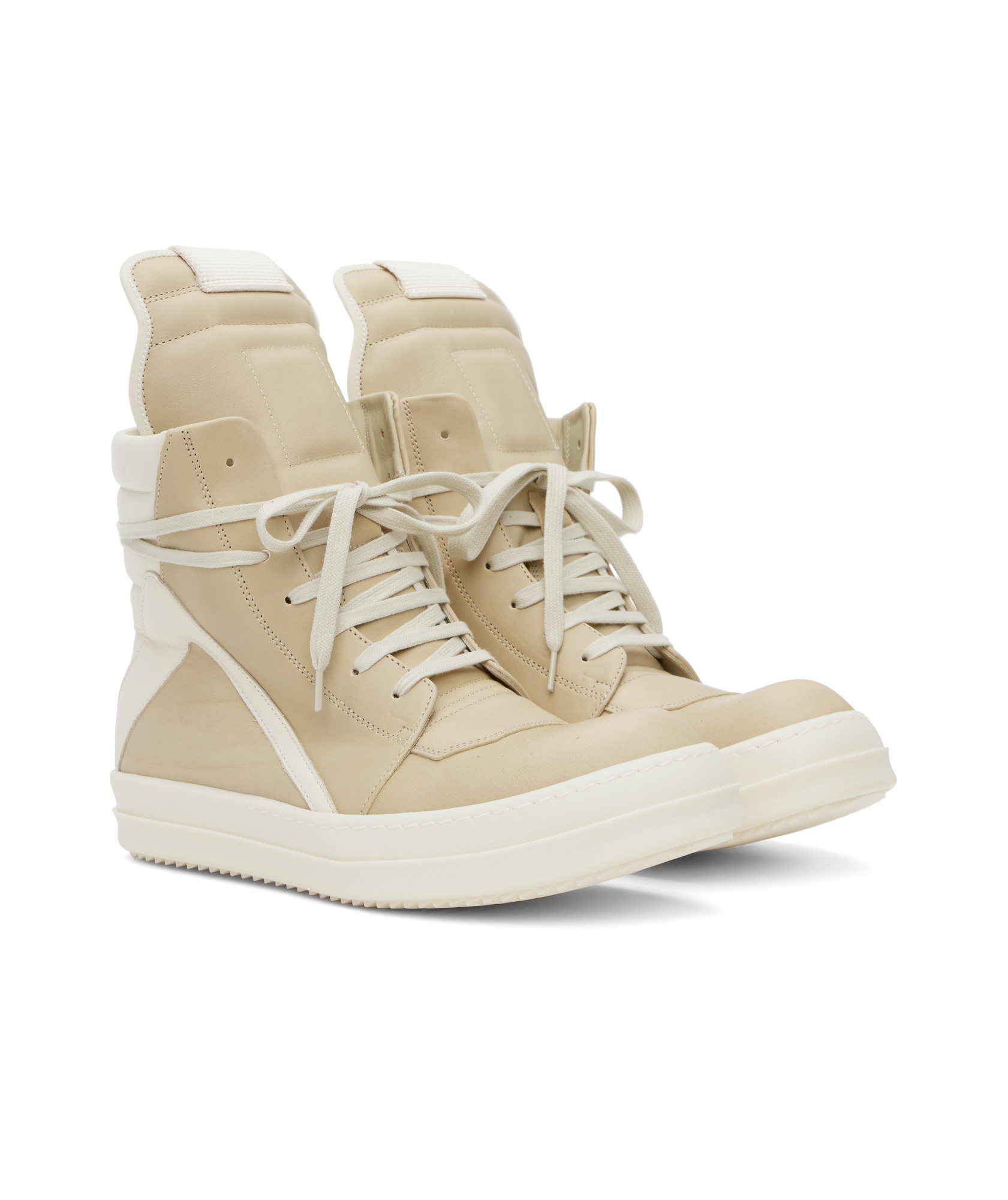 RICK OWENS GEOBASKET SNEAKER BOOTS