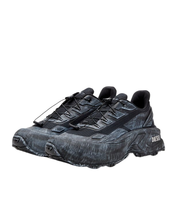 Diesel D-cage Runner Sneakers In Black