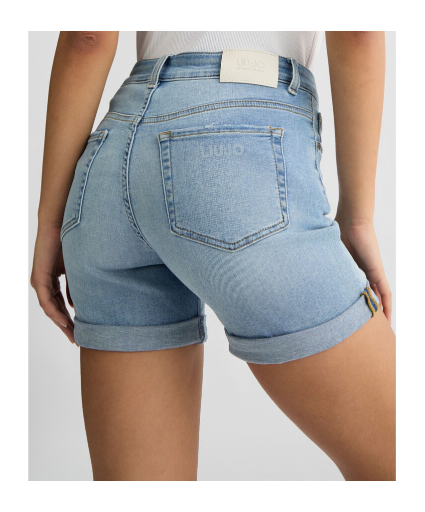 Liu •jo Liu Jo Distressed Denim Shorts