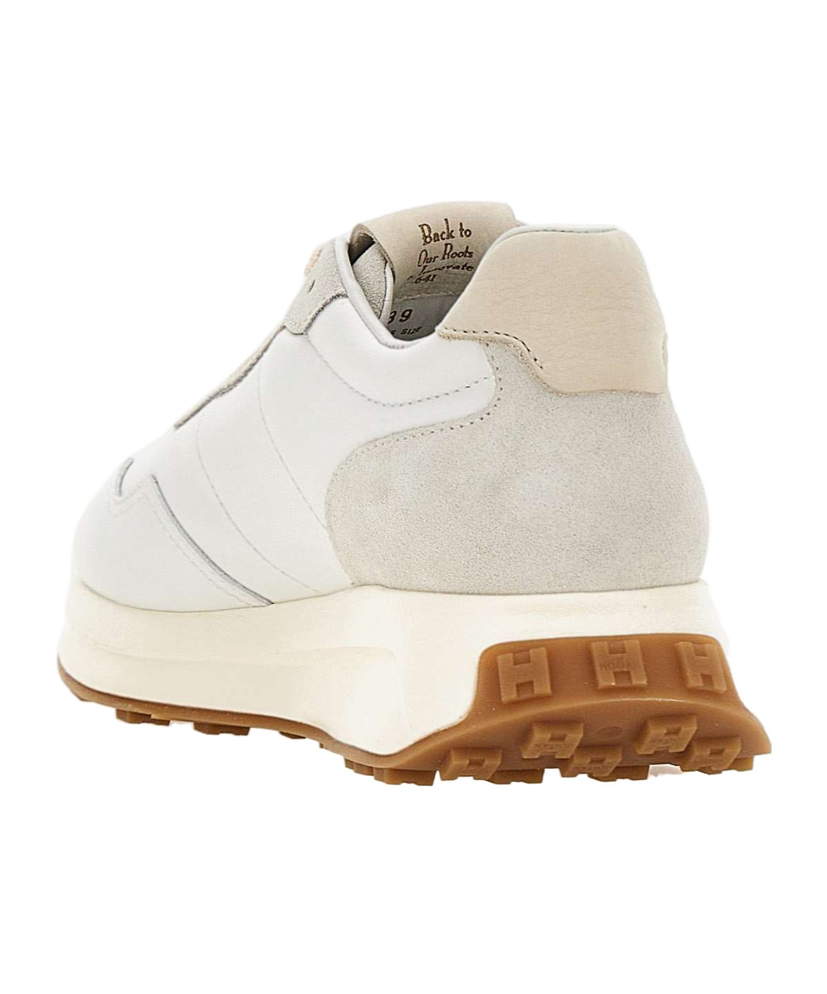 Hogan High-top Sneakers Suede Inserts In White
