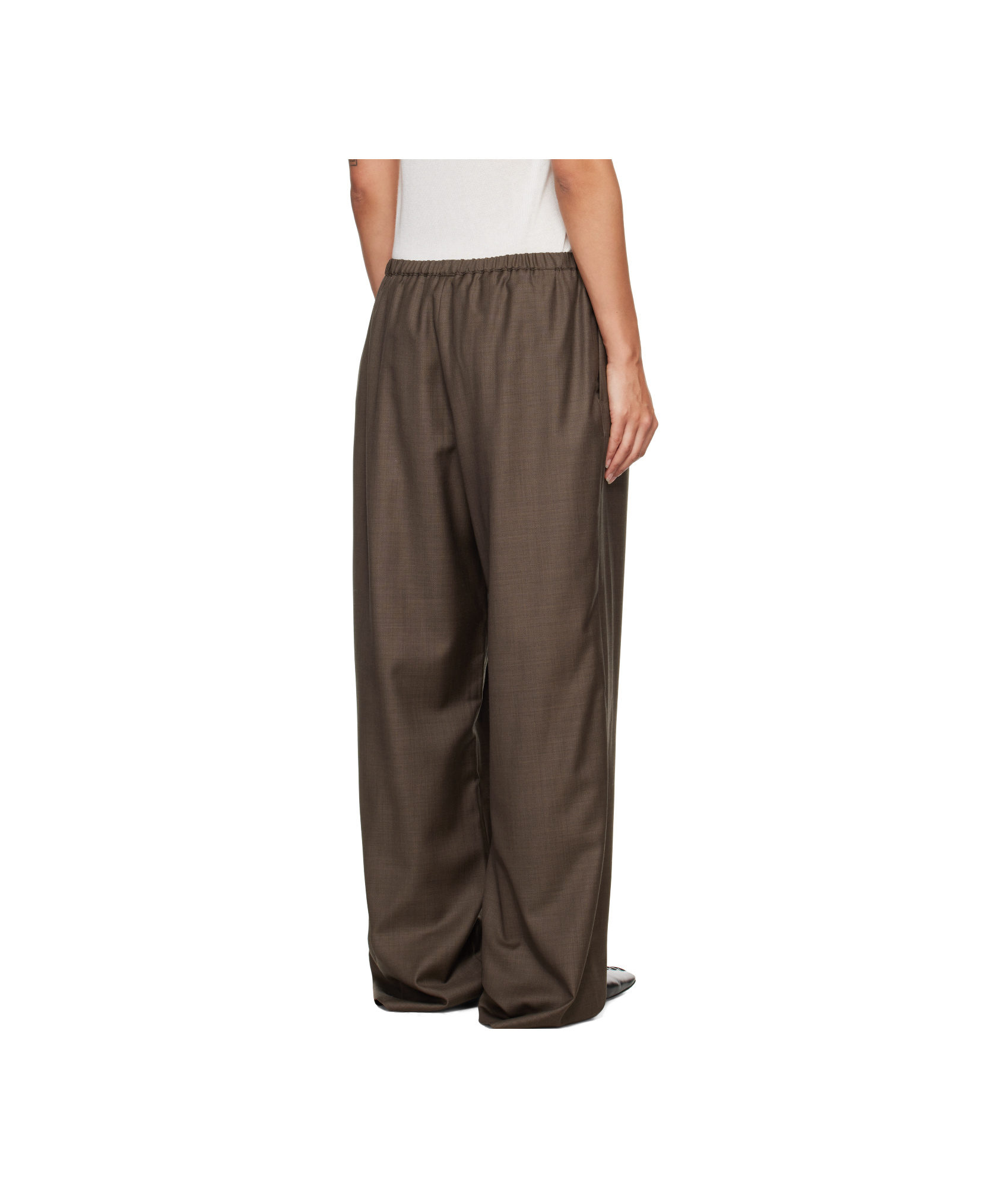 Loulou De Saison Drawstring Trousers In Black