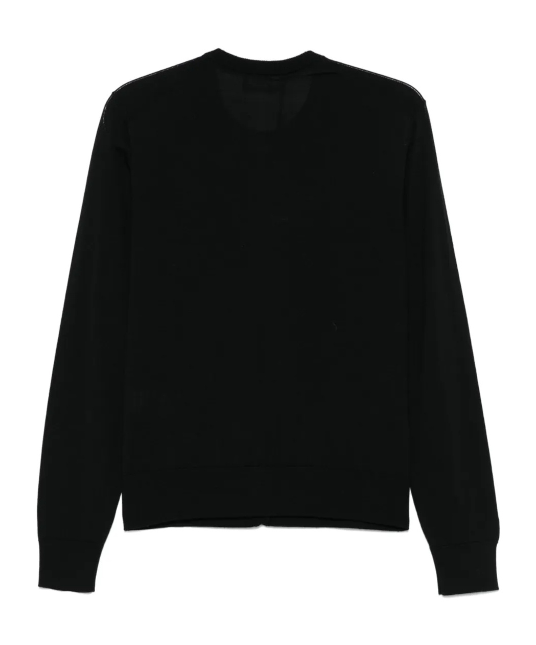 Dolce & Gabbana Dg Buttons Wool Cardigan In Black