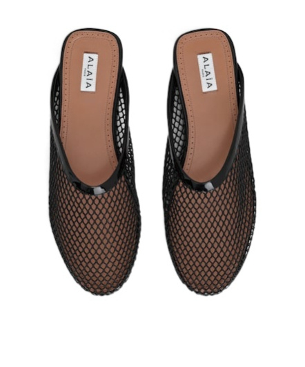 Alaïa Mesh Flat Mules