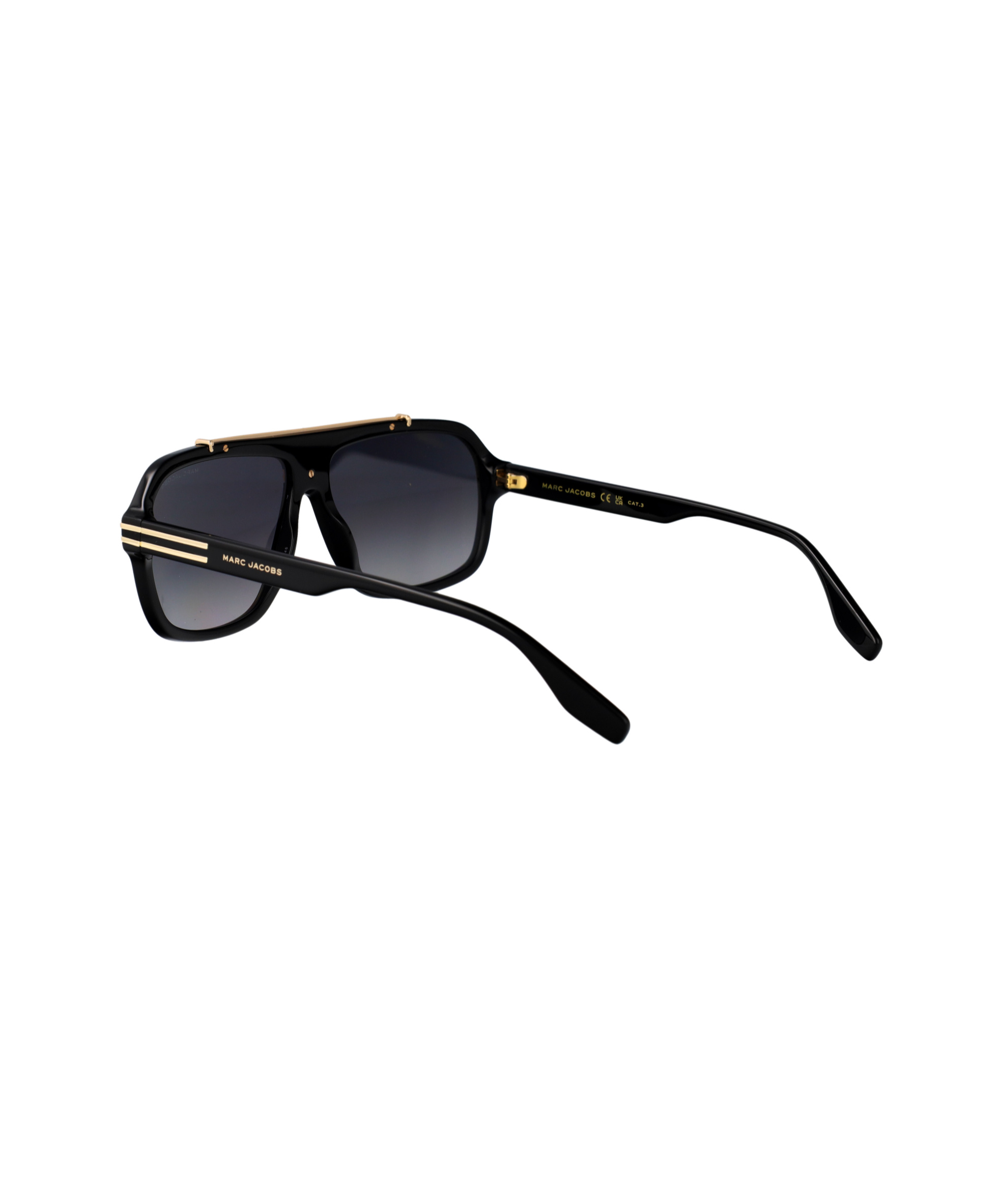 Marc Jacobs Geometric Sunglasses In Black