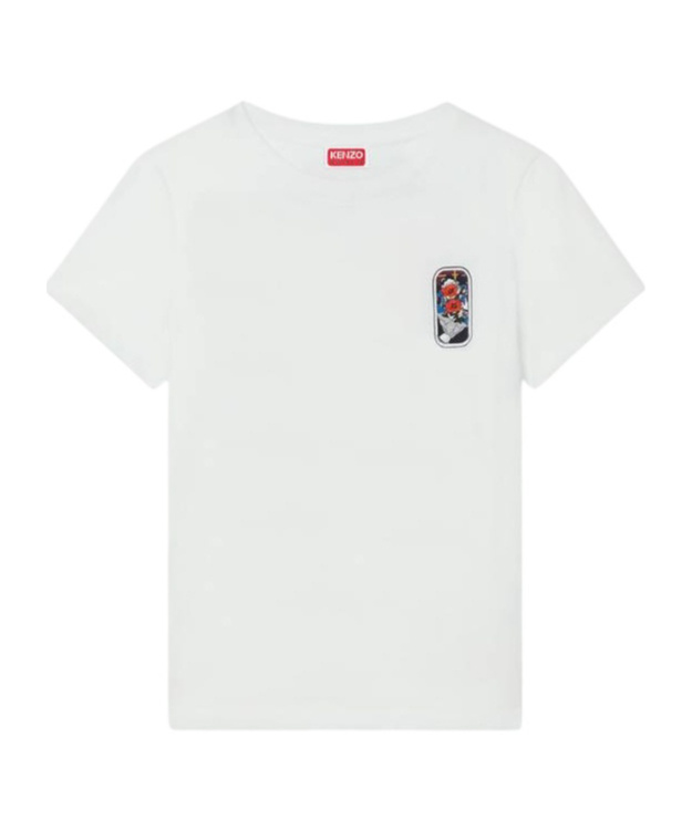 Kenzo ' City' T-shirt In Cotton In White