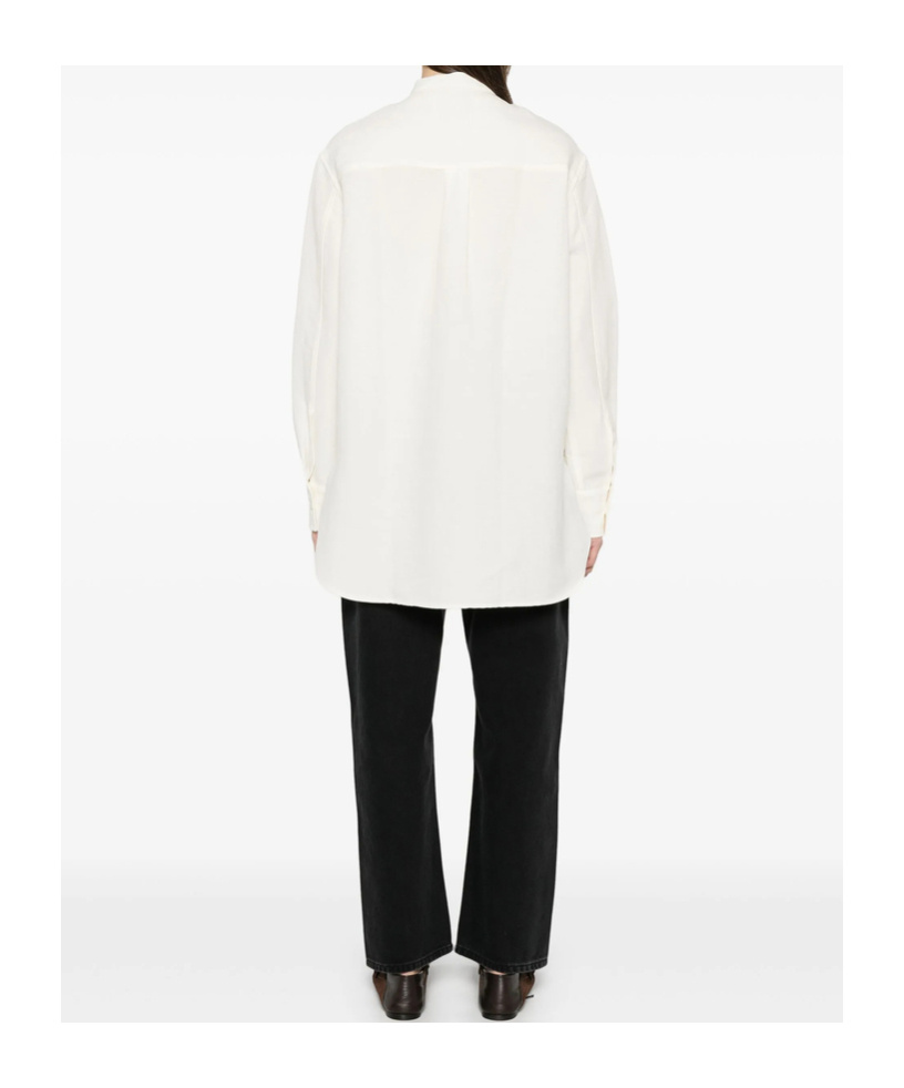 Studio Nicholson Long-sleeve Shirt In White