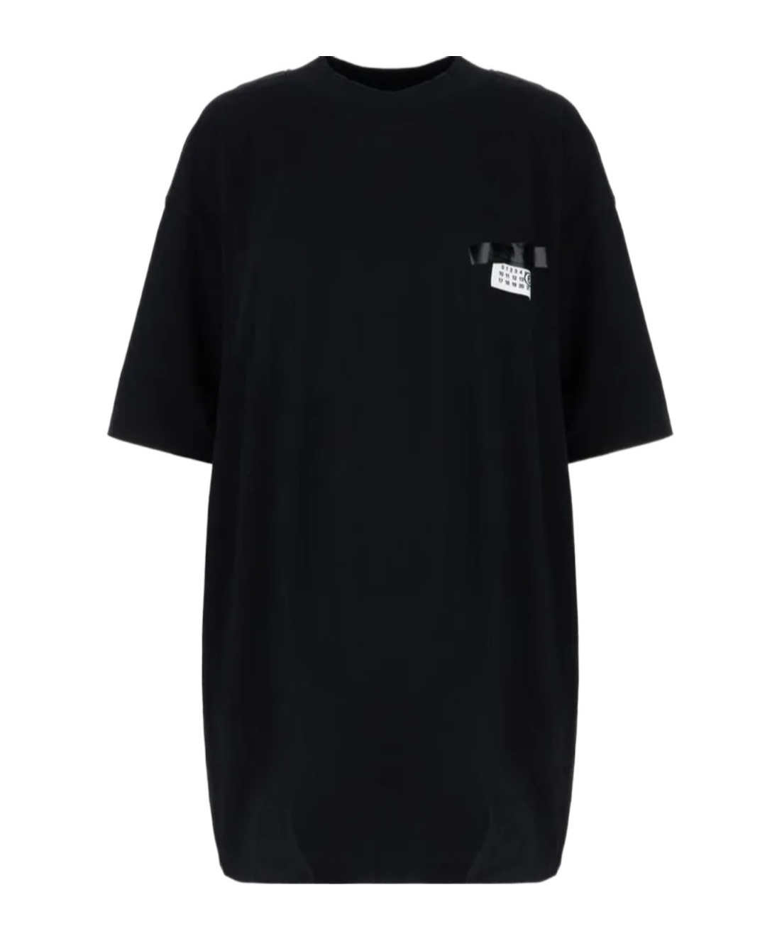 Mm6 Maison Margiela Short-sleeved T-shirt In Black