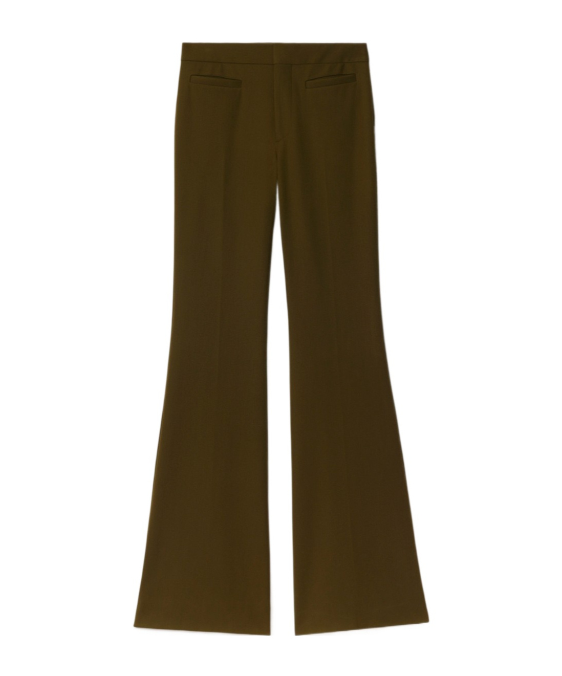 Burberry Wool-blended Fine Tailored Trousers In Brown