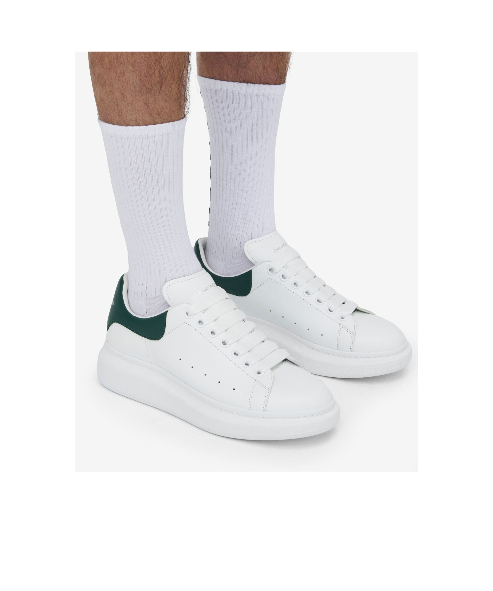 Alexander Mcqueen Suede Upper Sneakers With Oversized Rubber Sole