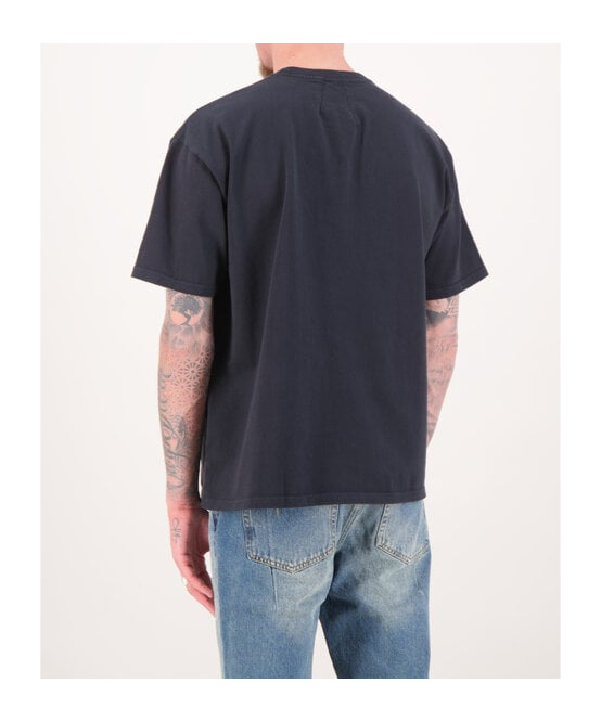 Rhude Cadre Noir Logo-print Cotton-jersey T-shirt In Black