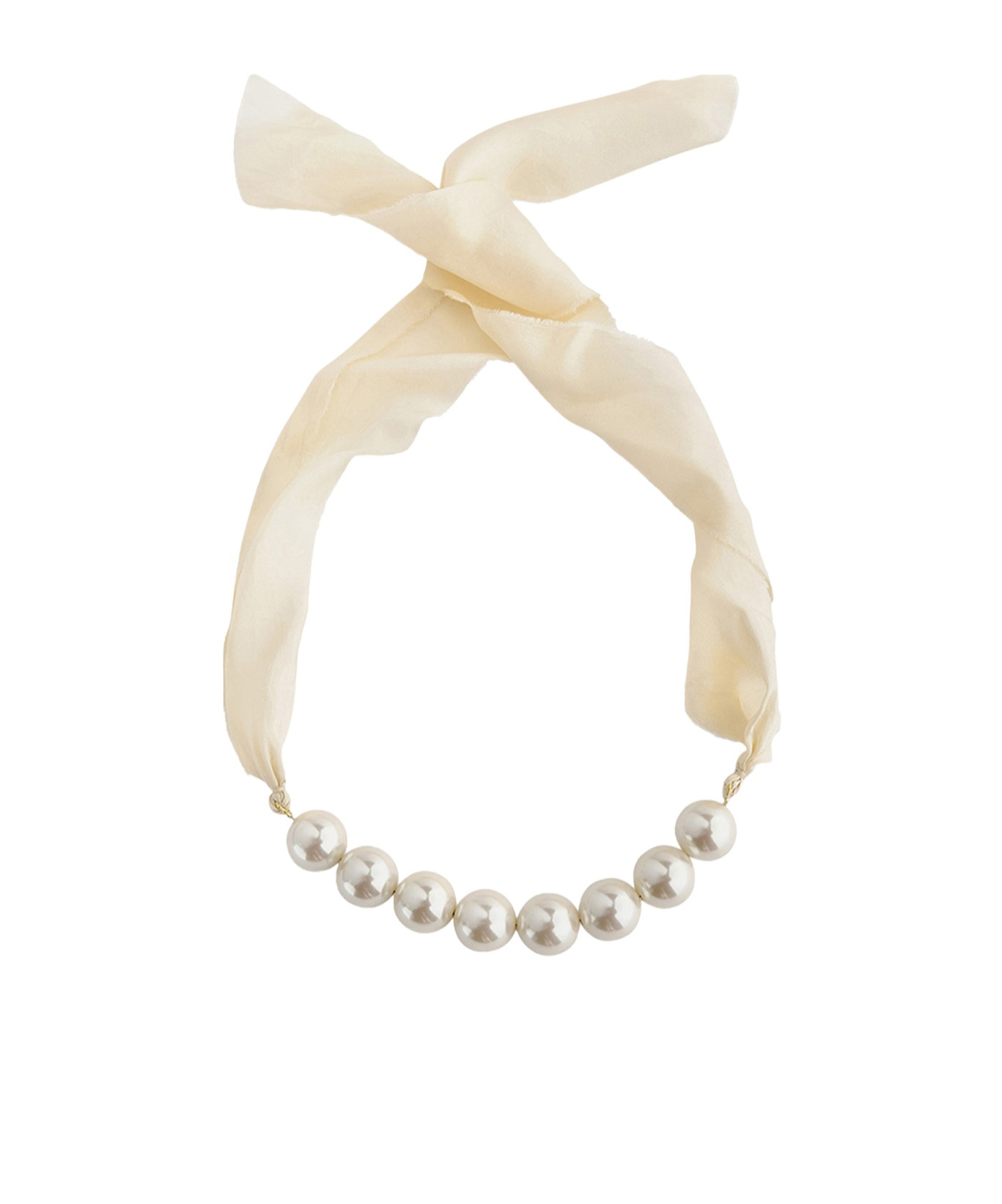 Forte Forte Beaded Necklace In White