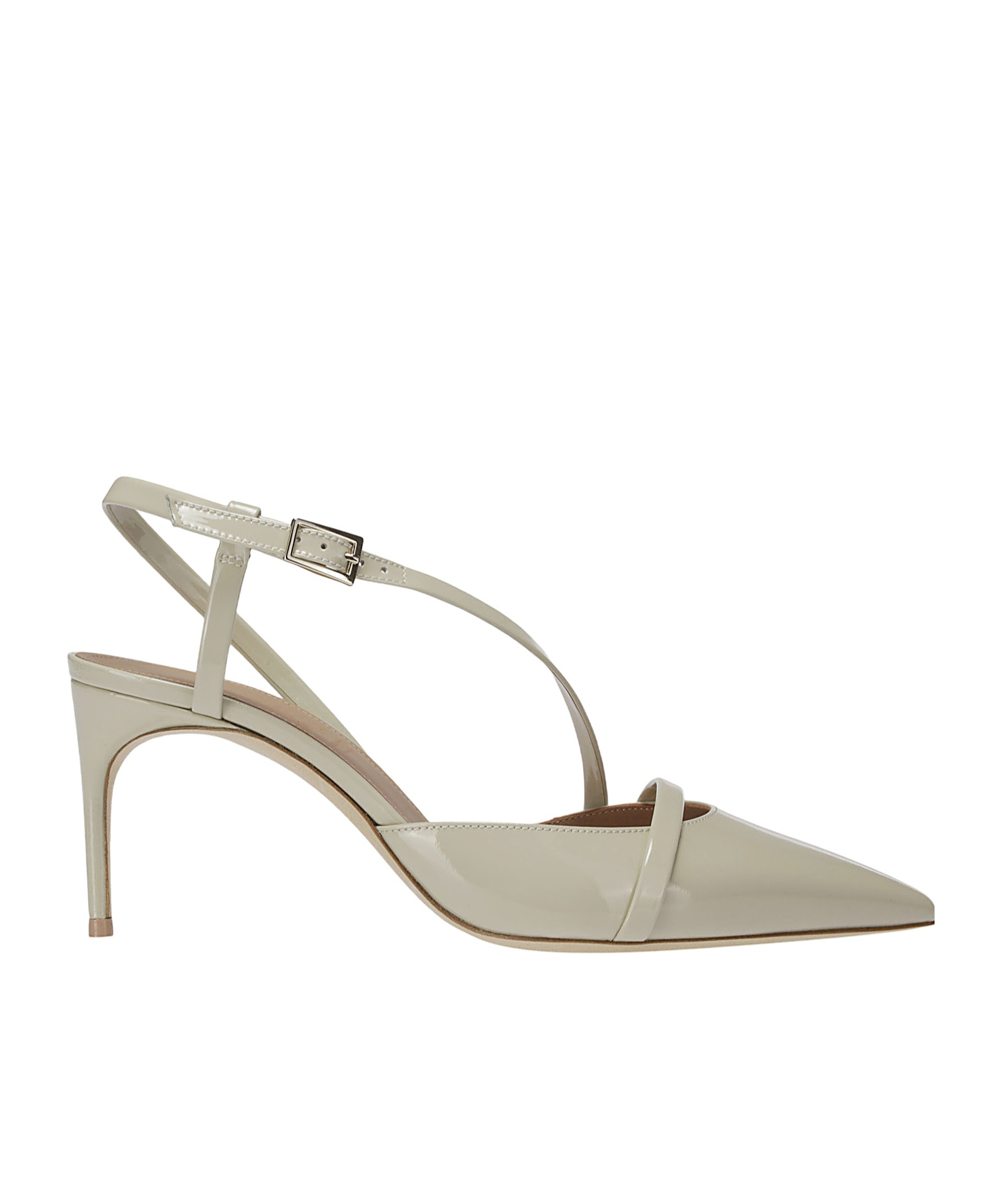 Malone Souliers 70mm Valeria Patent Leather Pumps In Neutral