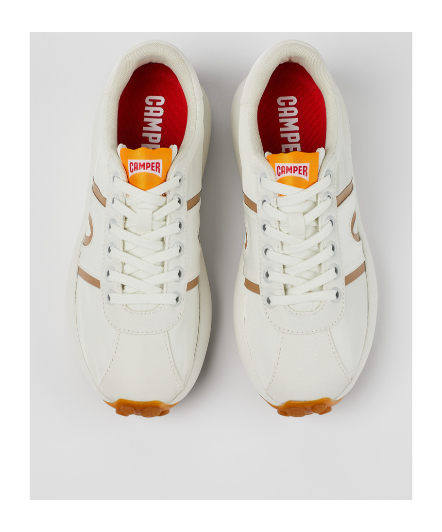 Shop Camper Laced Sneakers In White