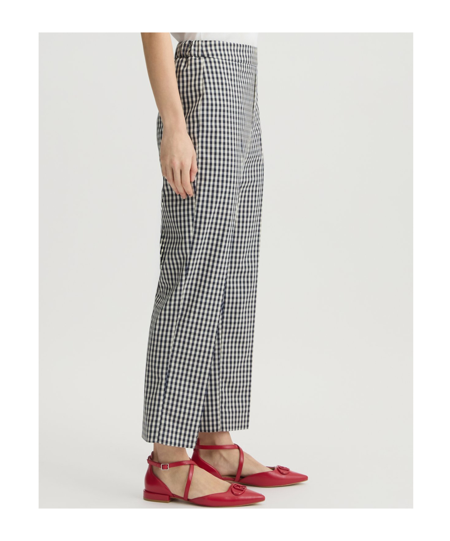 Liu •jo Check-pattern Cropped Trousers