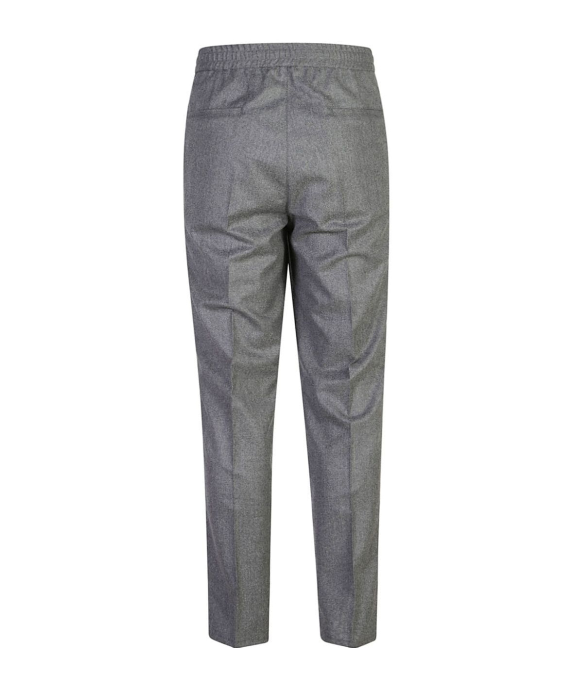 Brunello Cucinelli Pleated Drawstring Trousers In Gray