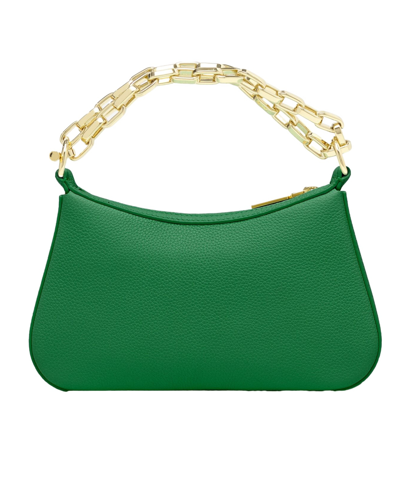 Alexander Mcqueen T-bar Chain-strap Leather Tote Bag In Green
