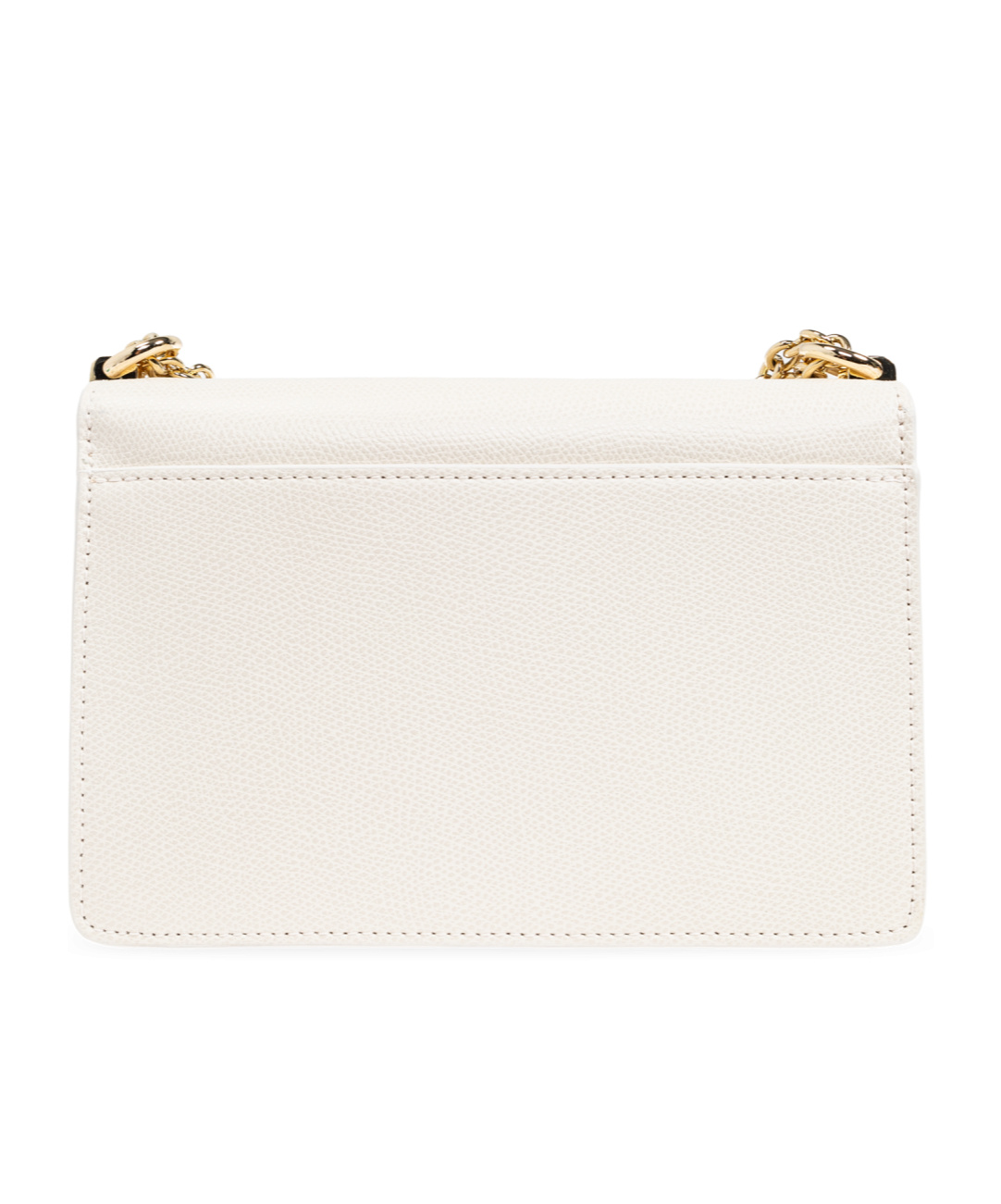 Furla Cream Foldover Top Bag With Twist-lock Closure In Nude