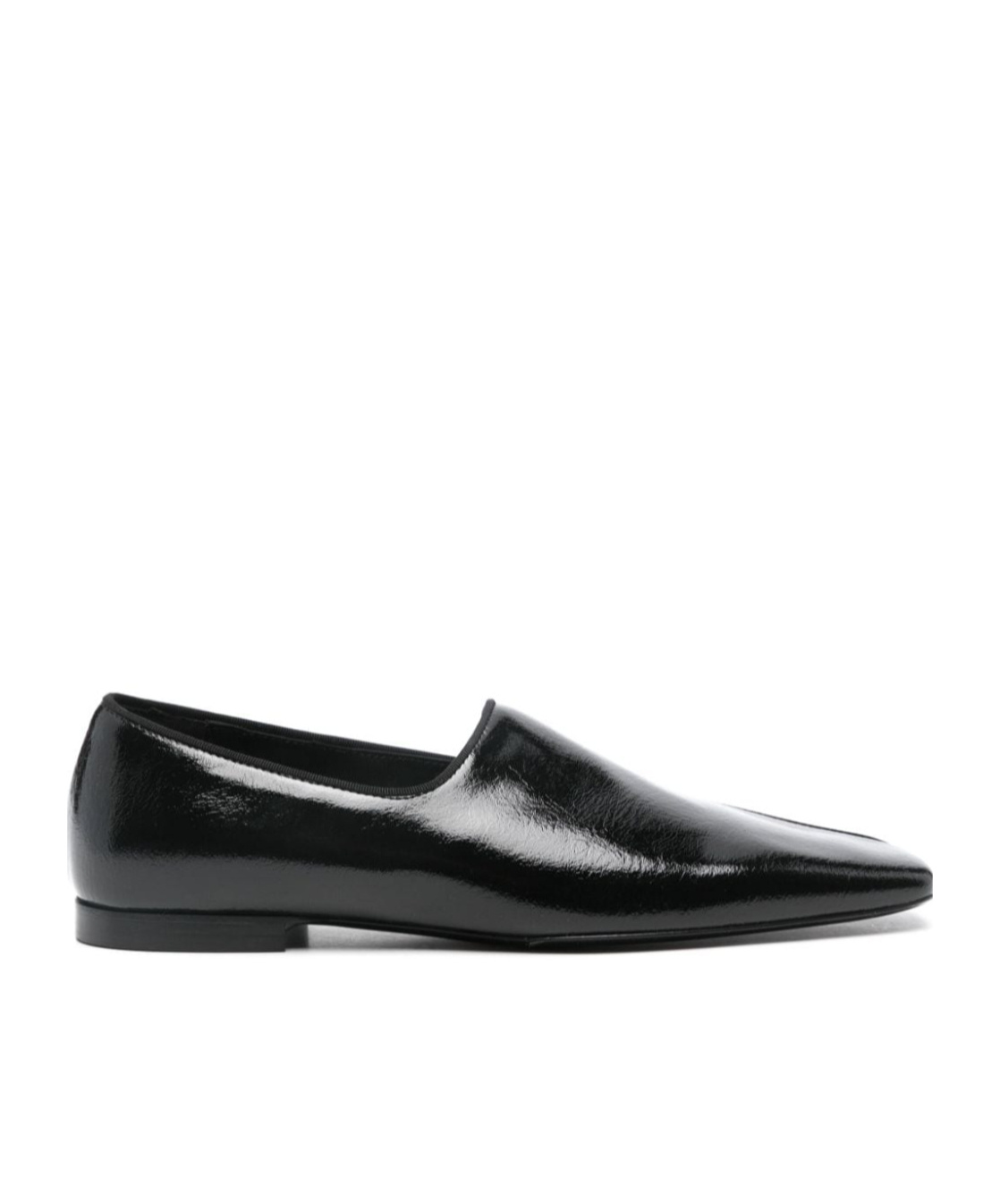 Totême Toteme Woman Loafers Black Size 8 Leather In Black