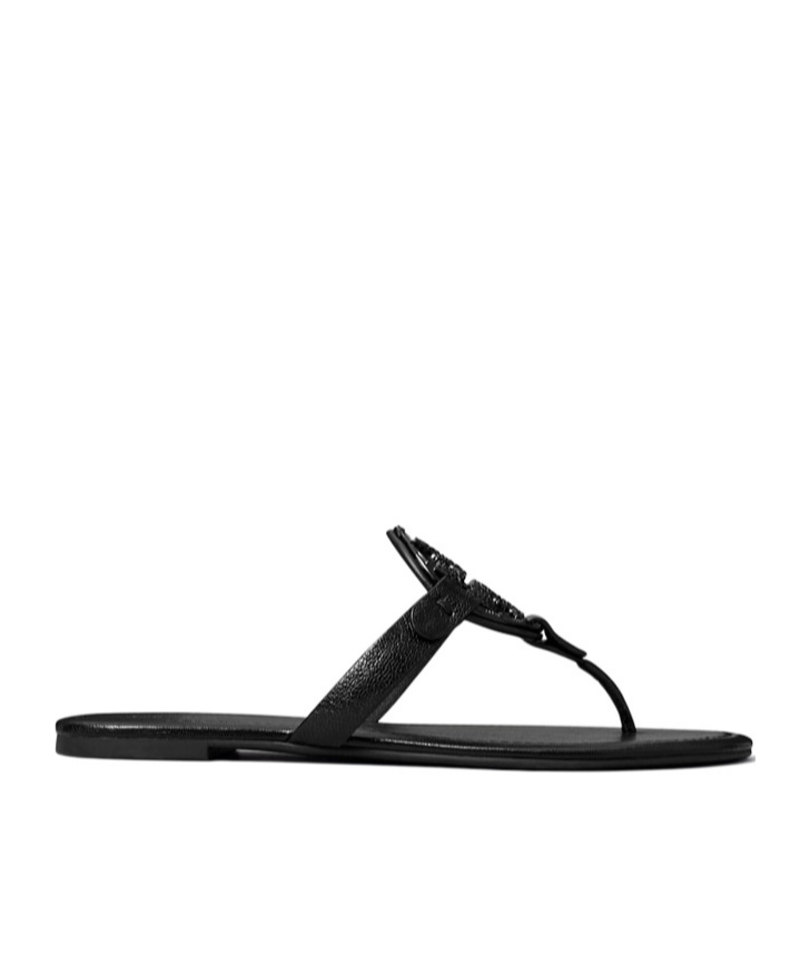 Tory Burch Miller Soft Sandal In Black