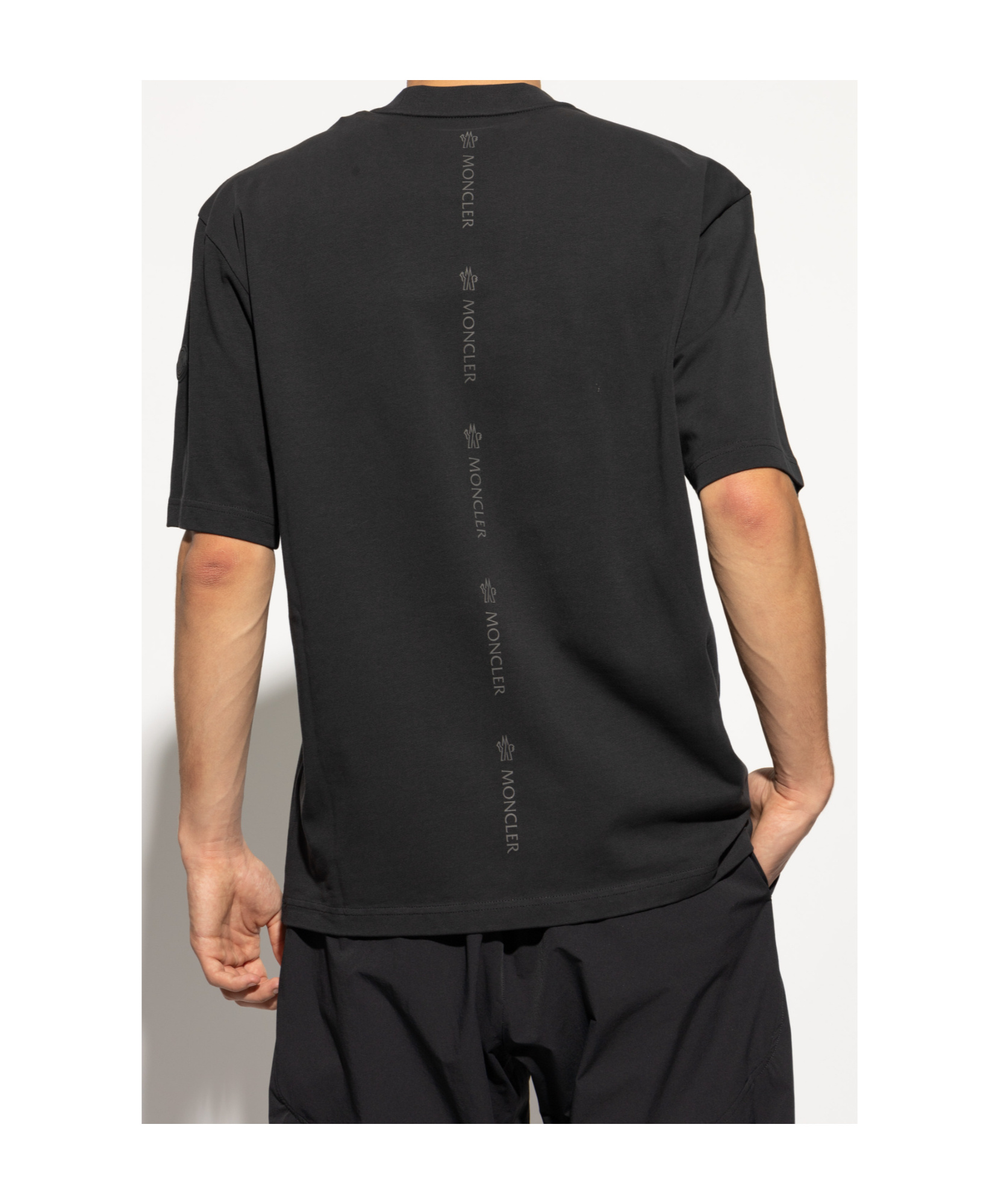 Moncler Short-sleeved T-shirt In Blue