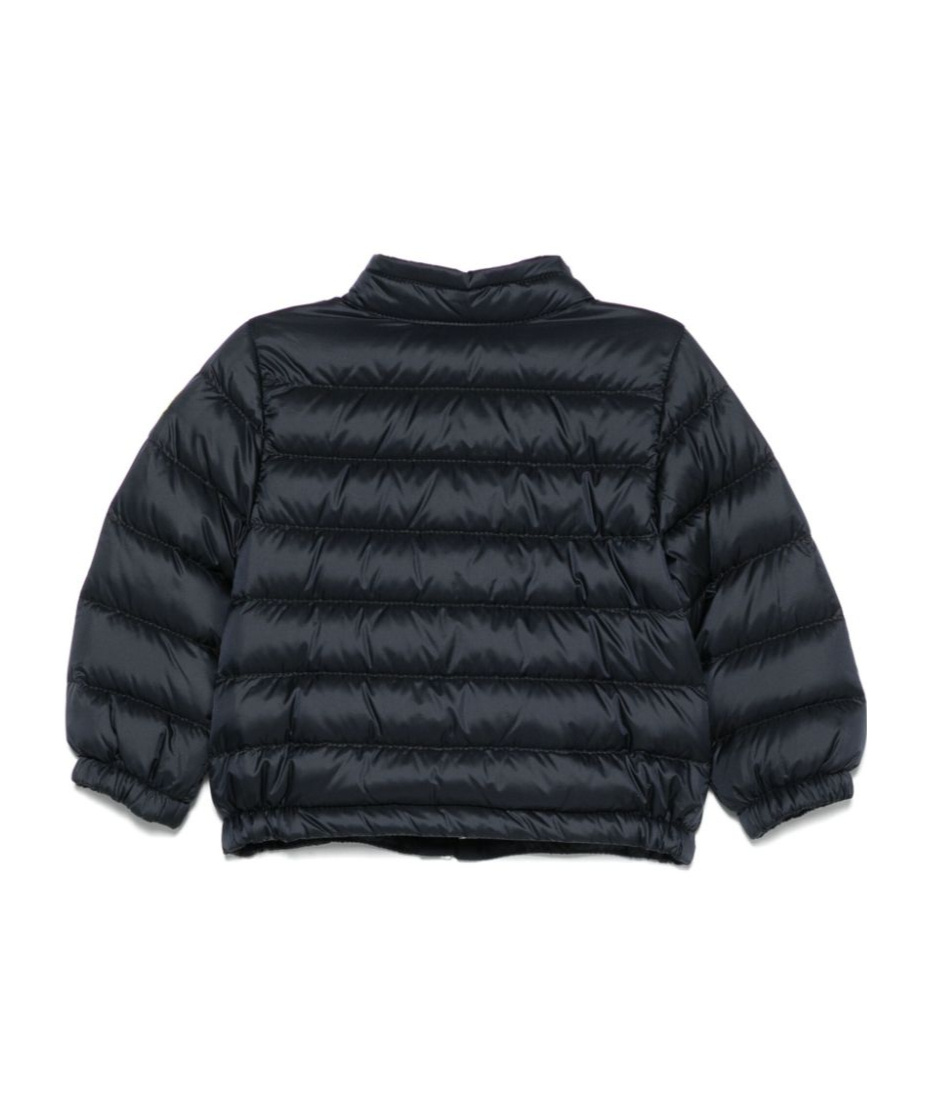 Moncler Long-sleeved Down Jacket In Blue