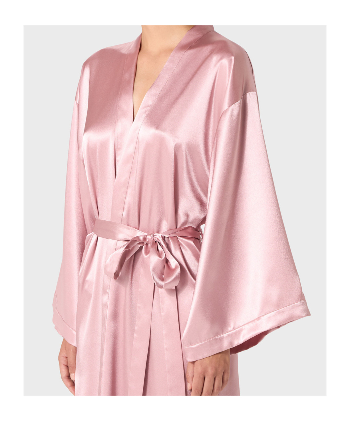 Blumarine Rhinestone Bathrobe In Pink