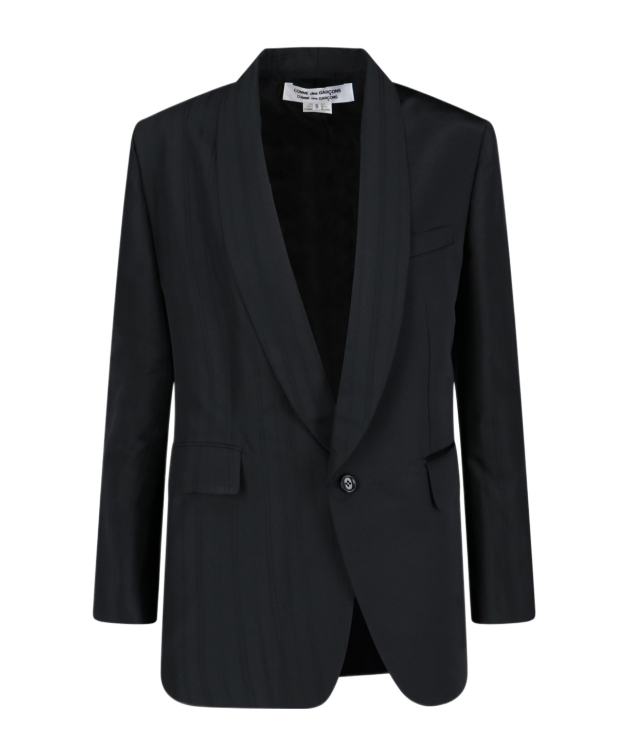 COMME DES GARÇONS COMME DES GARÇONS COMME DES GARÇONS SINGLE-BREASTED TAILORED BLAZER