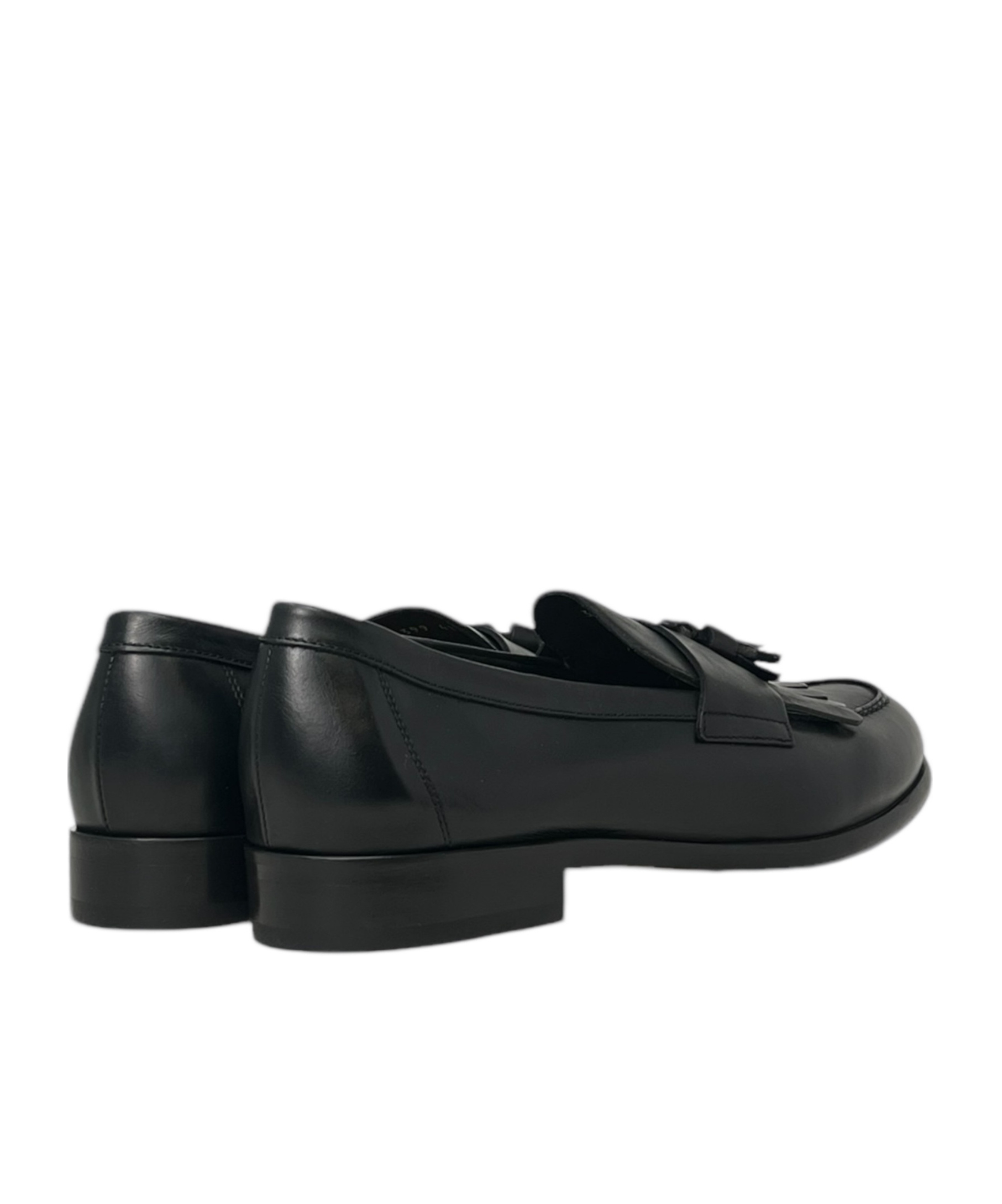 Doucal's Moccasin With Tassel In Black