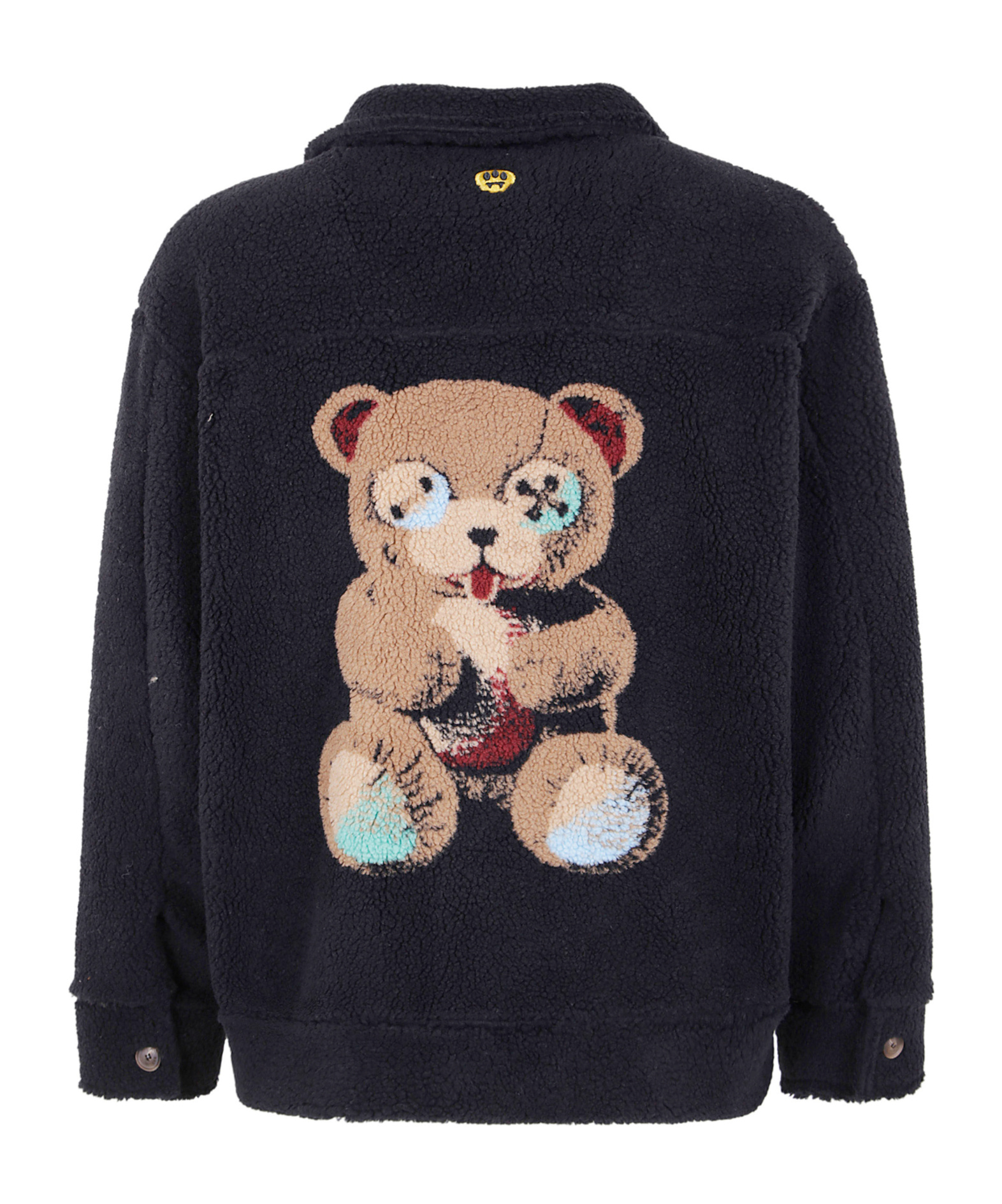 Barrow Artificial Fur Teddy Casual Jacket In Blue