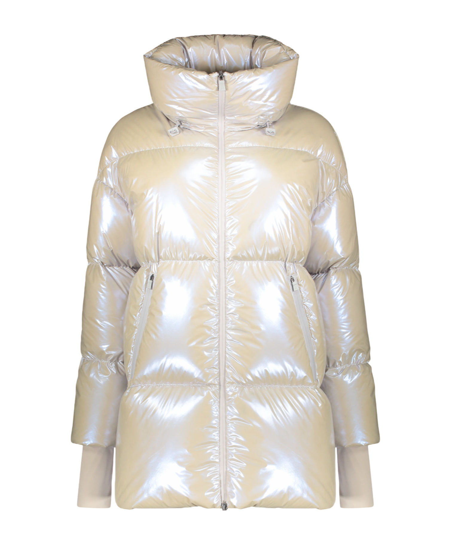 Herno Zipper Down Jacket In Neutral
