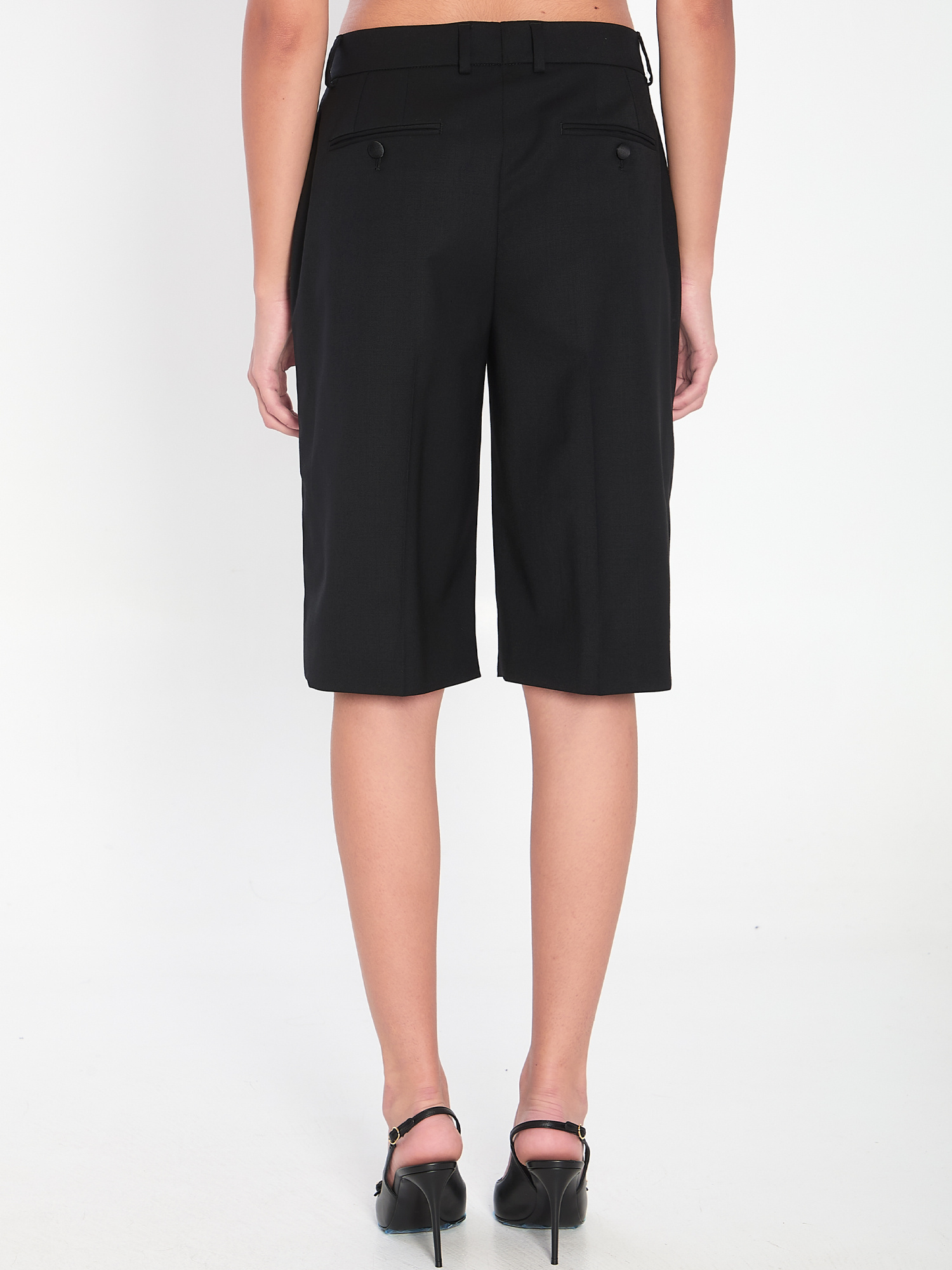 Dolce & Gabbana Bermuda Shorts In Black